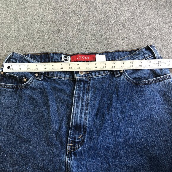 Levis Jeans Mens 36x30 Blue Vintage 90s Silvertab Loose Made in USA Skate 1997 - Picture 6 of 14